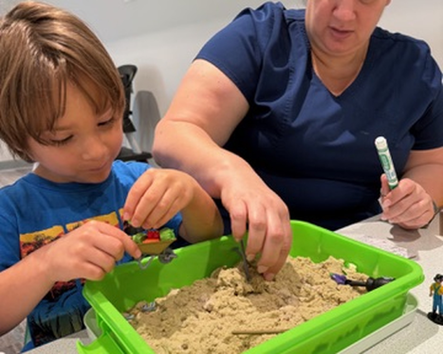 Child-friendly playroom