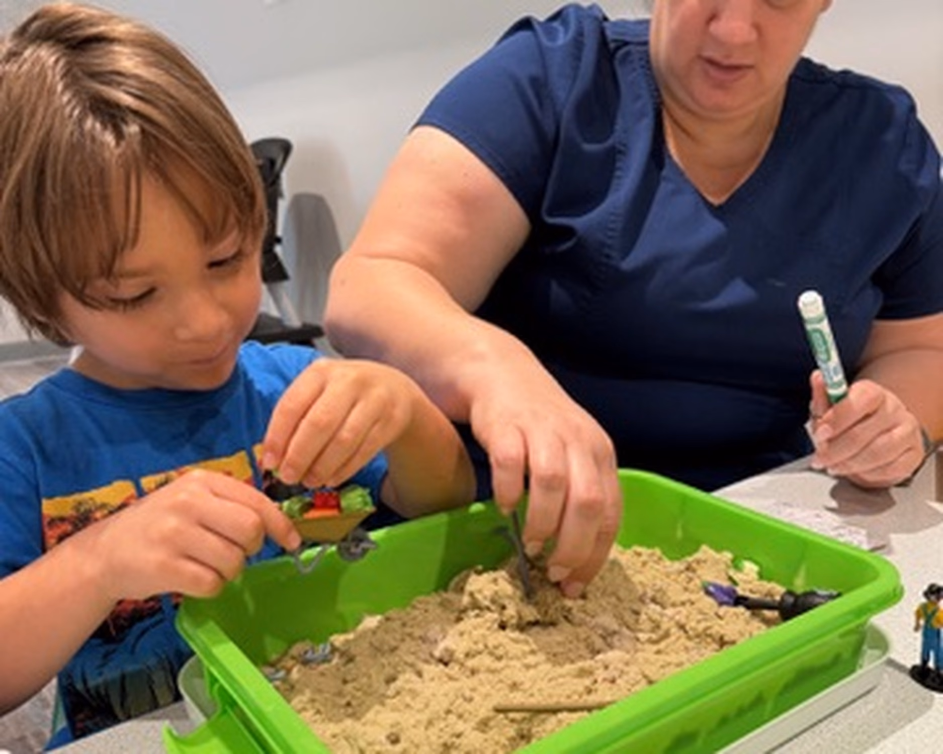 Child-friendly playroom